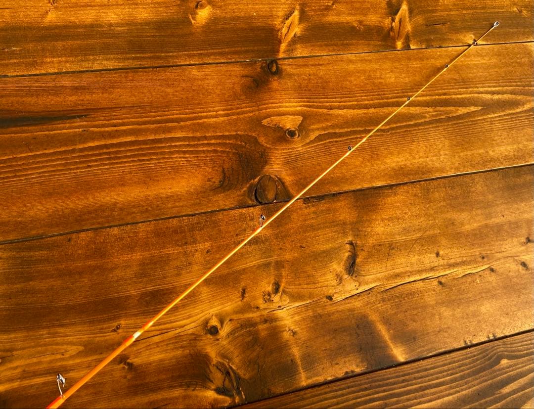 新品未使用　トラウトロッド　スピニング　ウッドグリップ　グラスロッド　渓流釣り