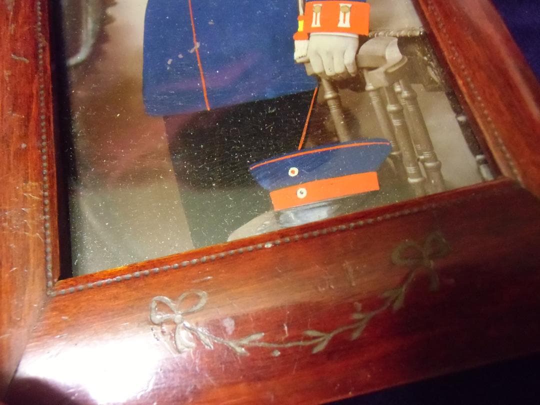 Ｗ帝政ドイツ軍/プロイセン王国＊ブルードレス将兵写真額（実物）