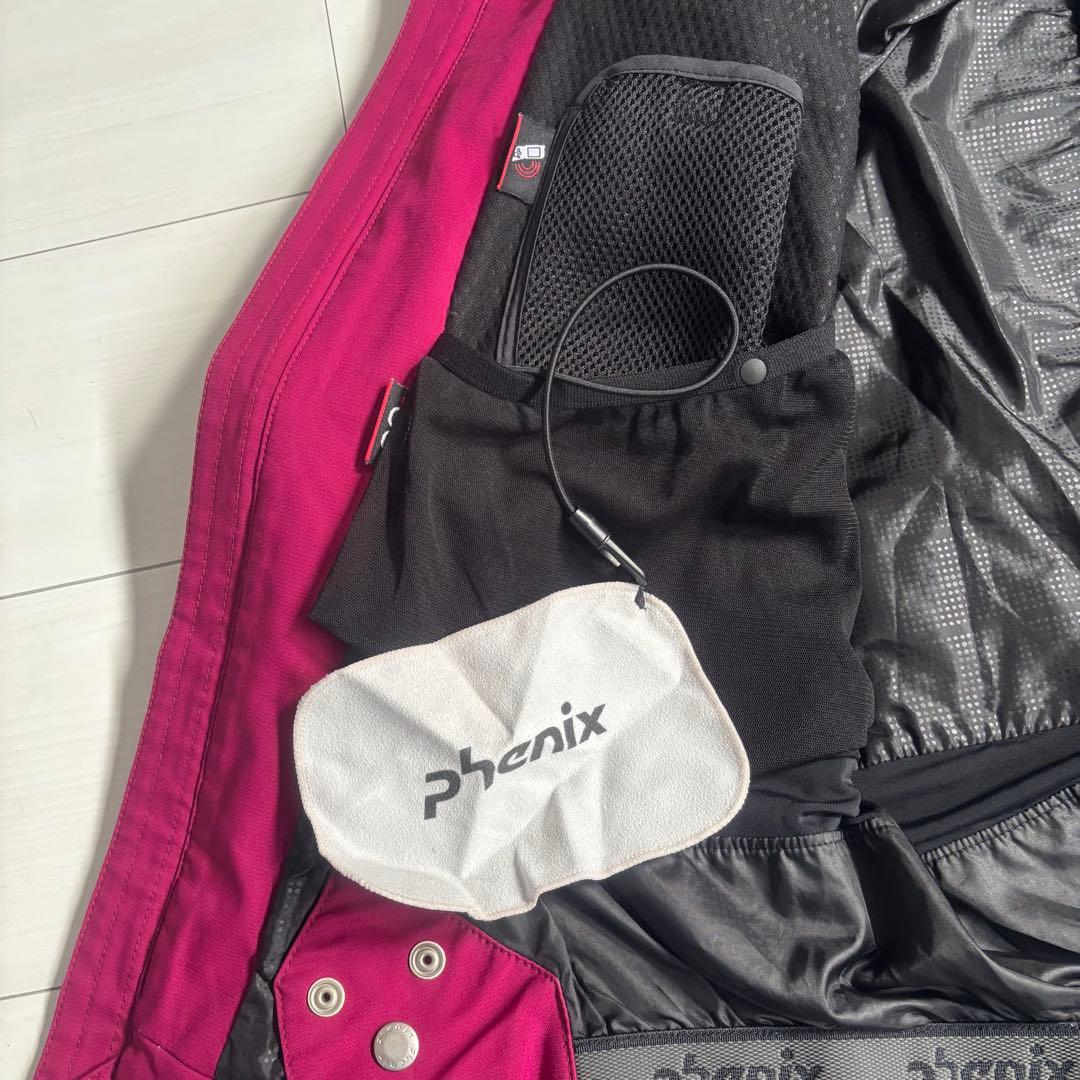 【訳あり】 phenix フェニックス メンズスキーウェア上下 L パープル