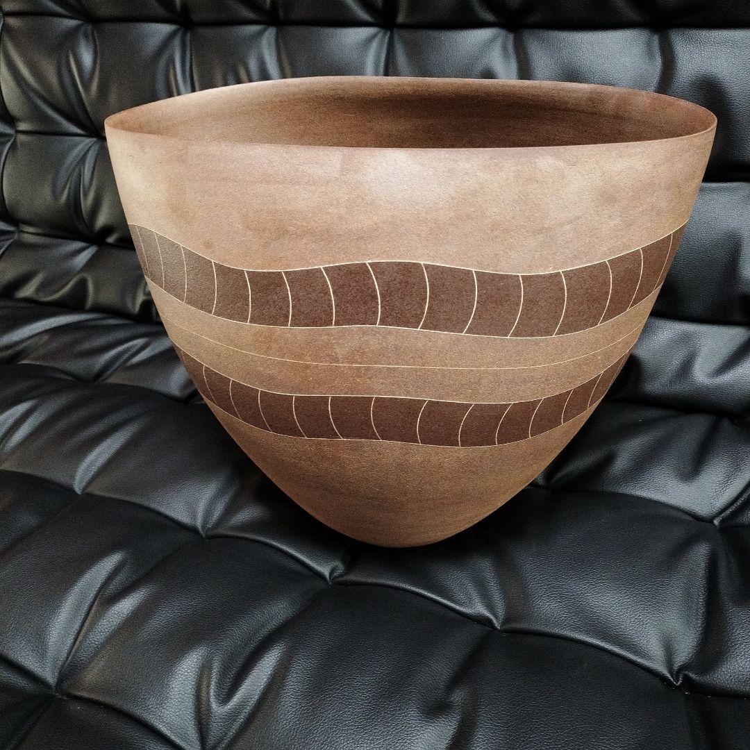 市野克明 丹波焼 壺 骨董 変形