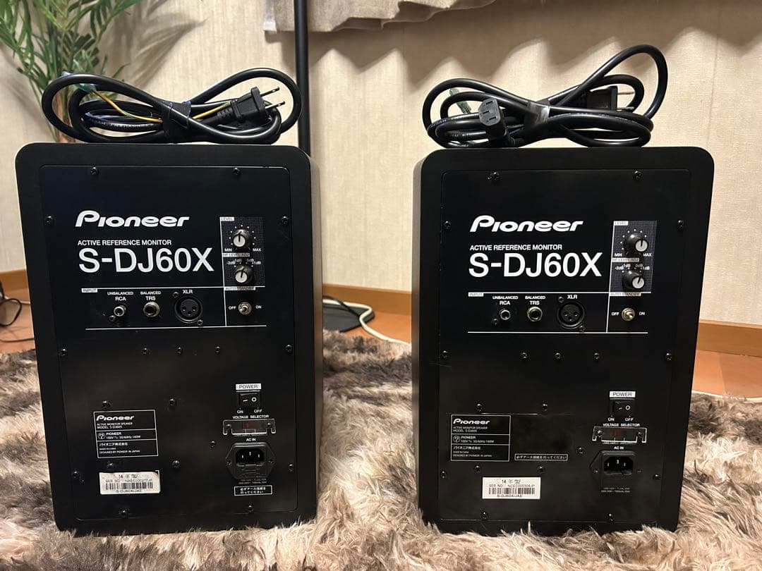 【レア】Pioneer S-DJ60X アクティブモニタースピーカー　2台セット