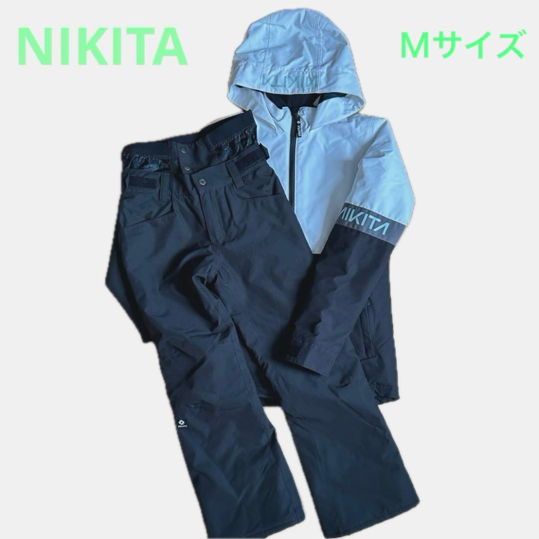 NIKITA ジュニア キッズ スノーボードウェア 上下セットＭサイズ