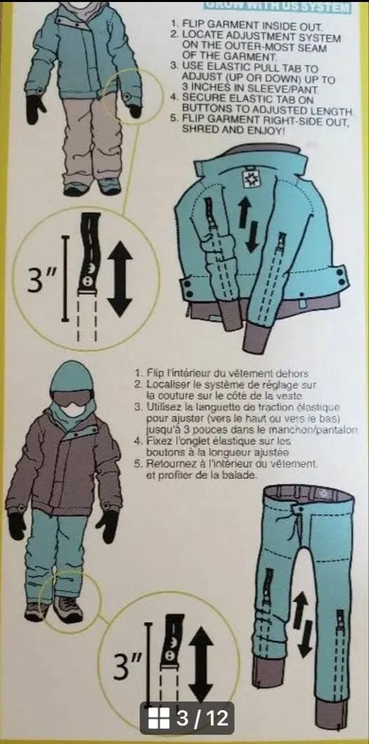 NIKITA ジュニア キッズ スノーボードウェア 上下セットＭサイズ