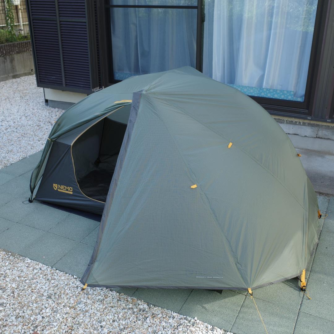 NEMO ドラゴンフライ オズモ バイクパック 1P フットプリント付き