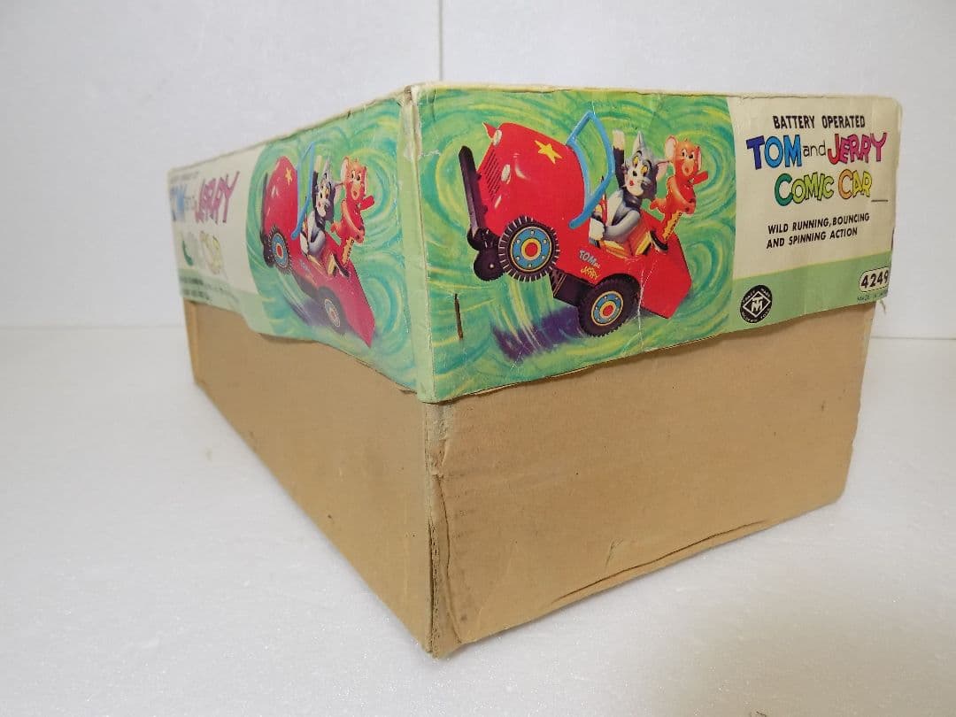ブリキモダントーイ電動【TOM and JERRY COMIC CAR】動作品