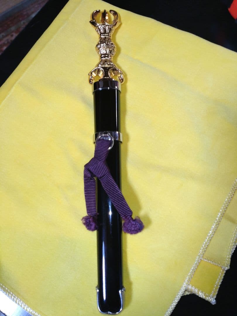 1*d様 希少/密教法具 法剣 不動明王羯磨（三鈷剣）京都製 国産品