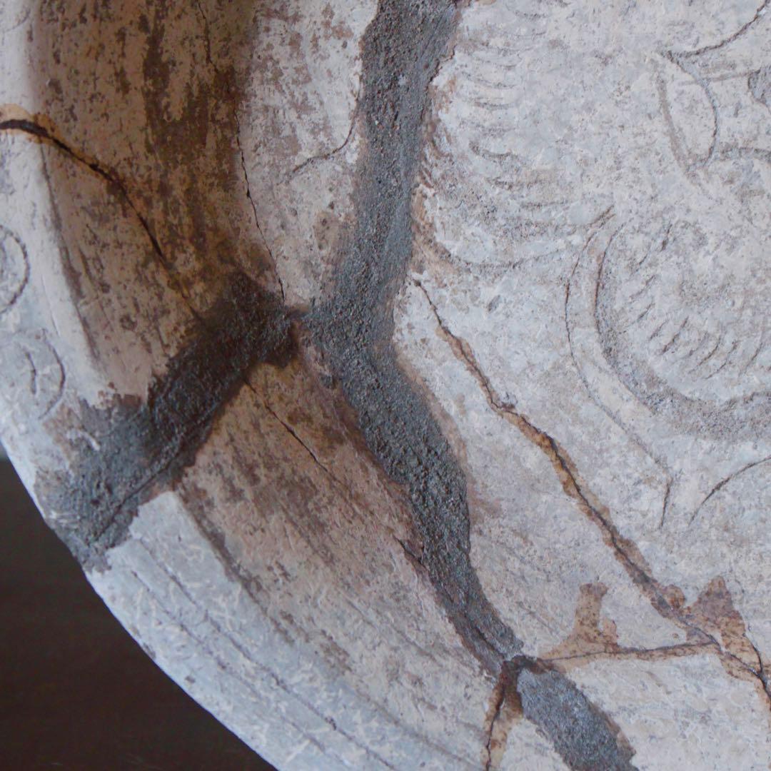 古代オルメカ 土器 線刻 鉢 メソアメリカ 紀元前 アンティーク 古美術 古道具