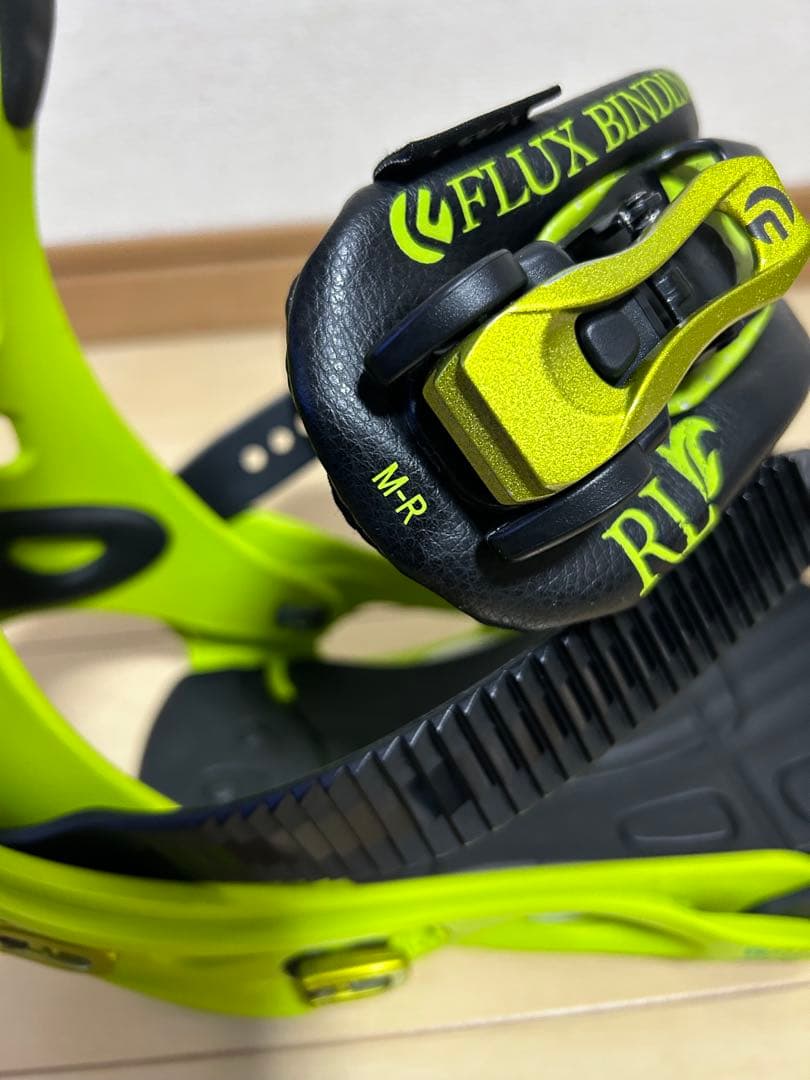 FLUX RL スノーボード ビンディング Mライムグリーン