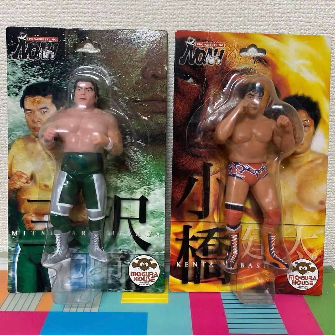 プロレスリングノア フィギュアセット ミツル・リザ ケン・バス