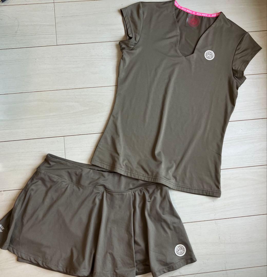 BIDI BADUビディバドゥ＊美シルエット＊ブラウンのお洒落な上下セットアップ