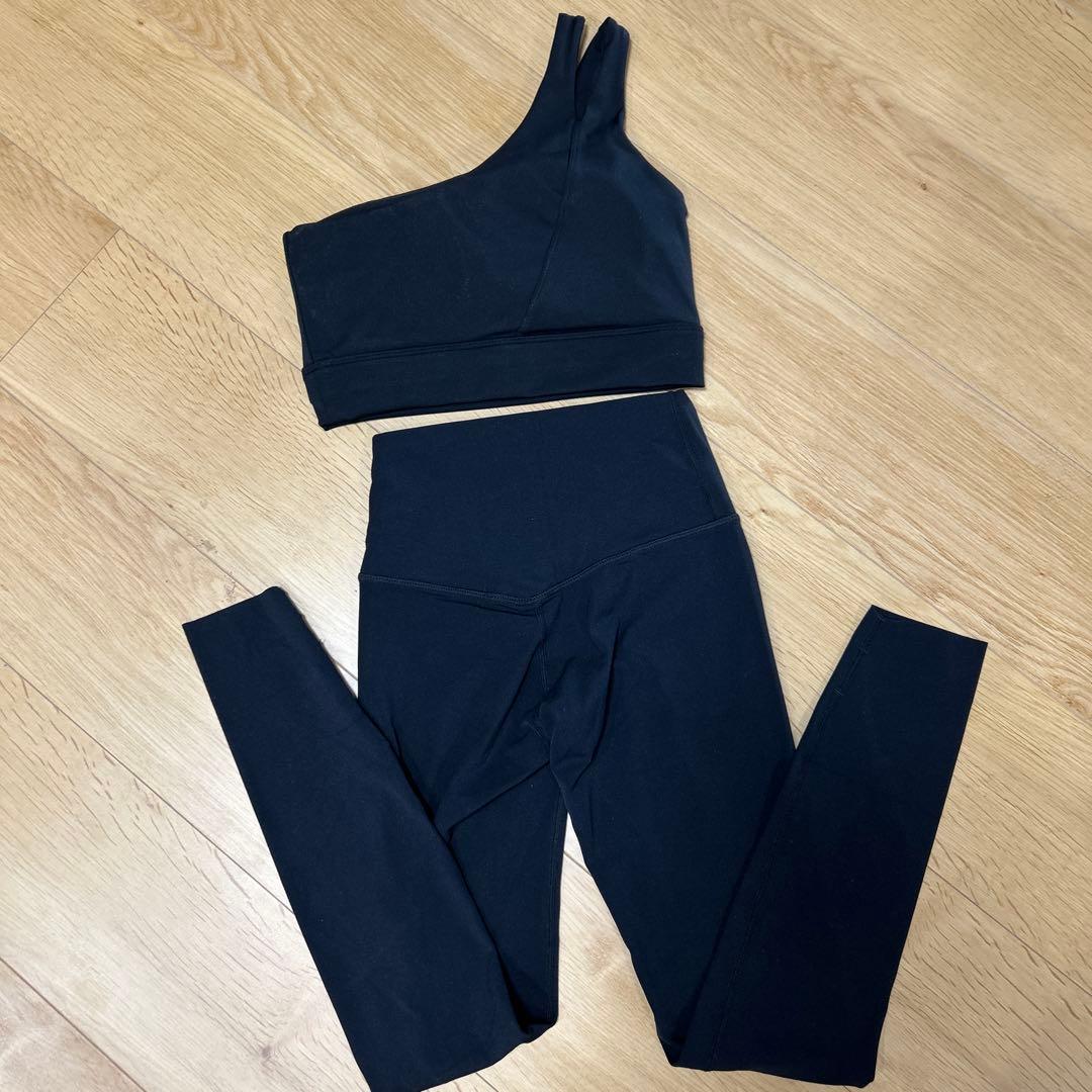 aloヨガ　アロヨガ　セットアップ　S