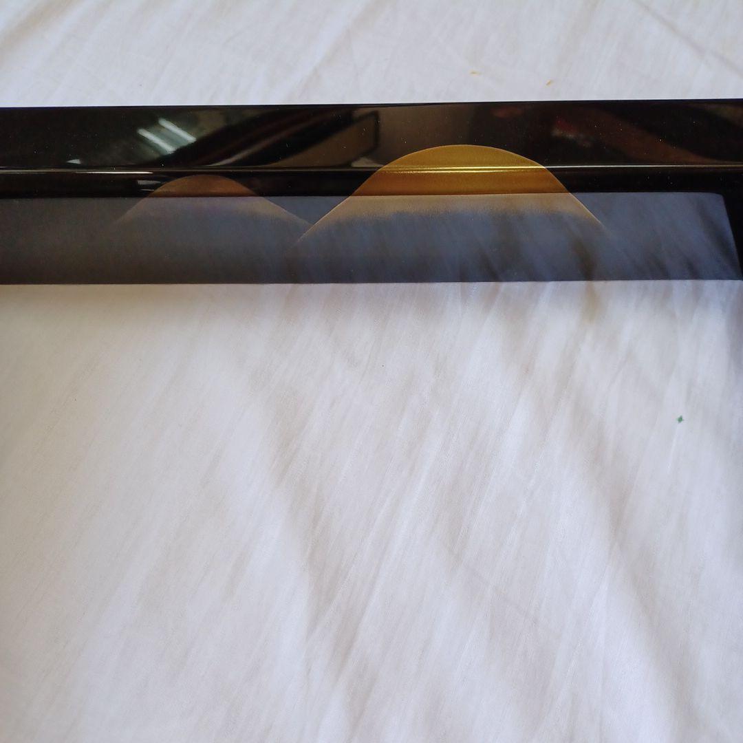 炉縁(輪島塗遠山蒔絵)