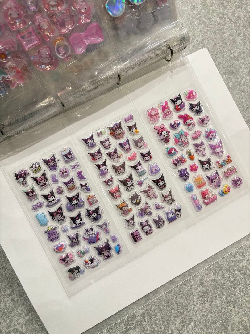 シール帳完成品A4 一冊　ボンボンドロップおすそ分けシール収納　プラス1枚付