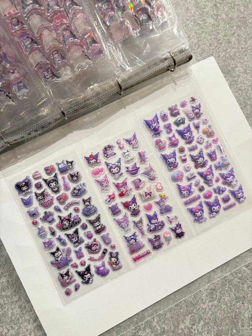 シール帳完成品A4 一冊　ボンボンドロップおすそ分けシール収納　プラス1枚付