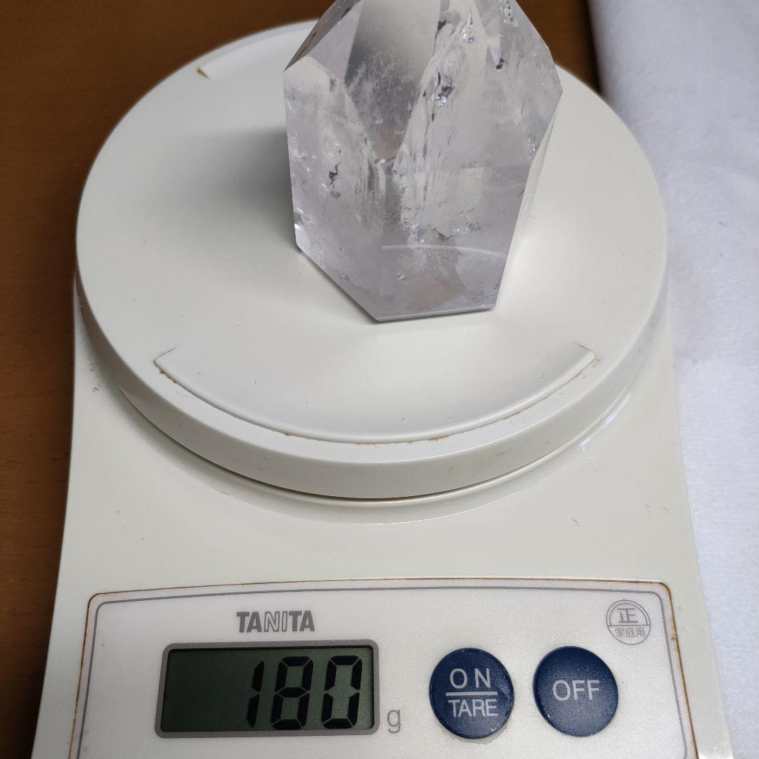 水晶原石ポイント　180g