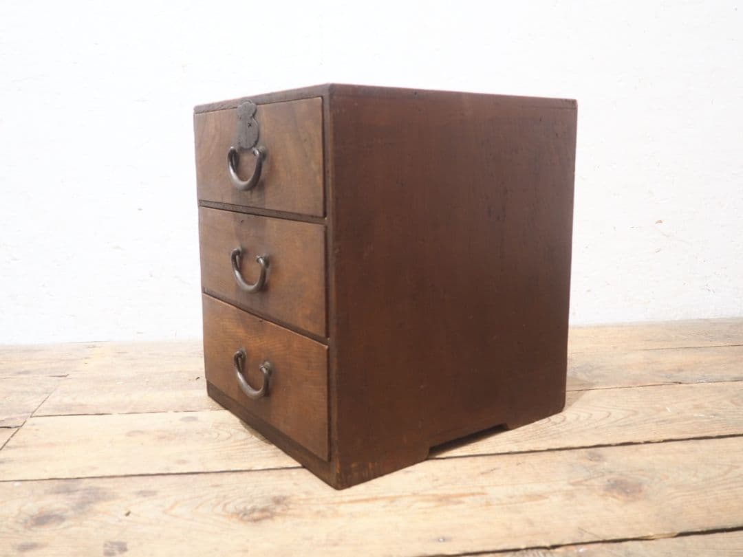1306 アンティーク　小引き出し　書類ケース　収納棚　古家具　古道具　レトロ