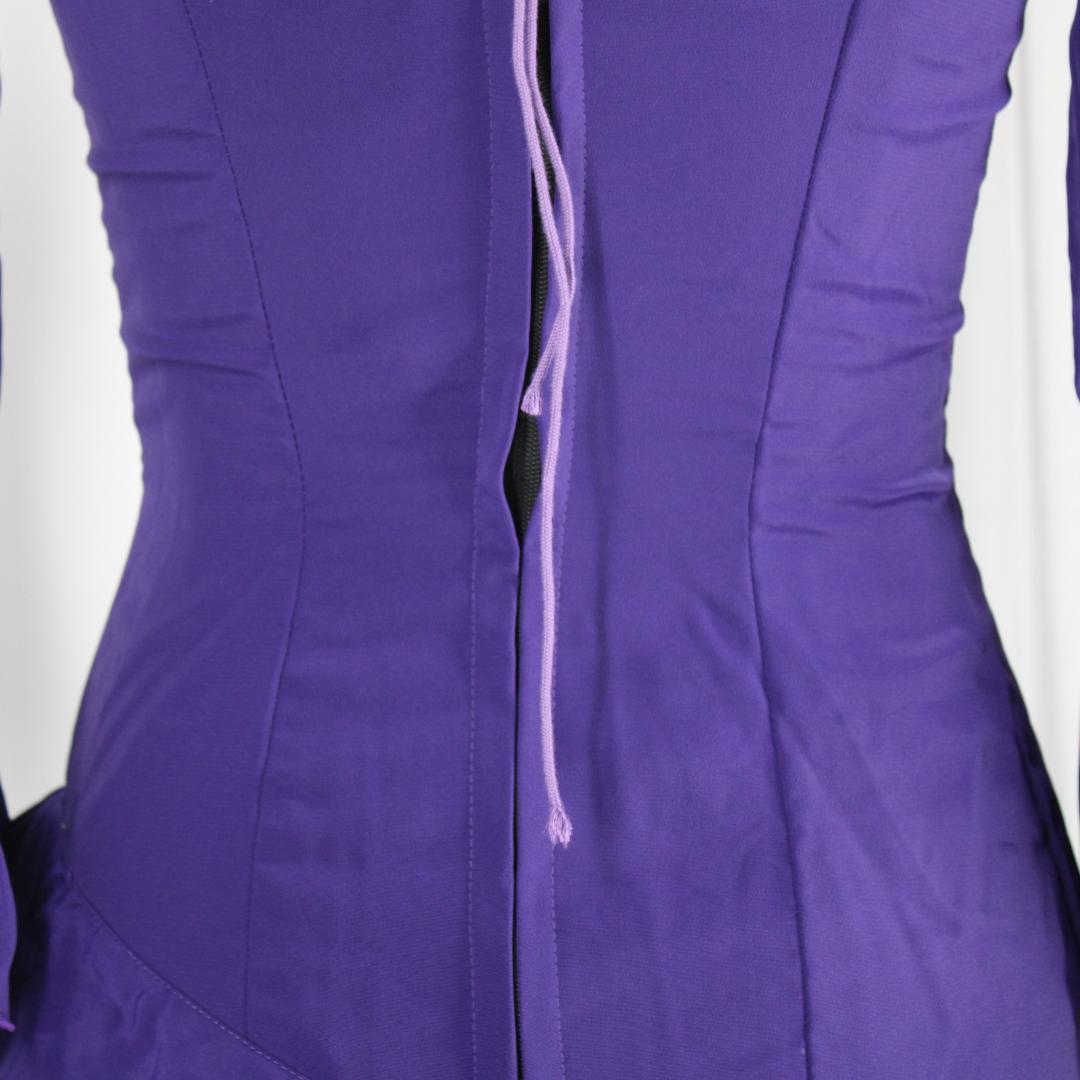 【美品 フラメンコ衣装】パープル HERMOSA IBERIA ワンピース 紫