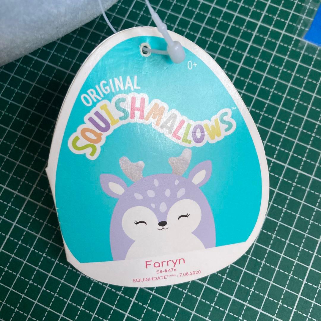 ✳️オリジナル スクィッシュマロー ファリン パープルブルー ぬいぐるみ鹿✳️