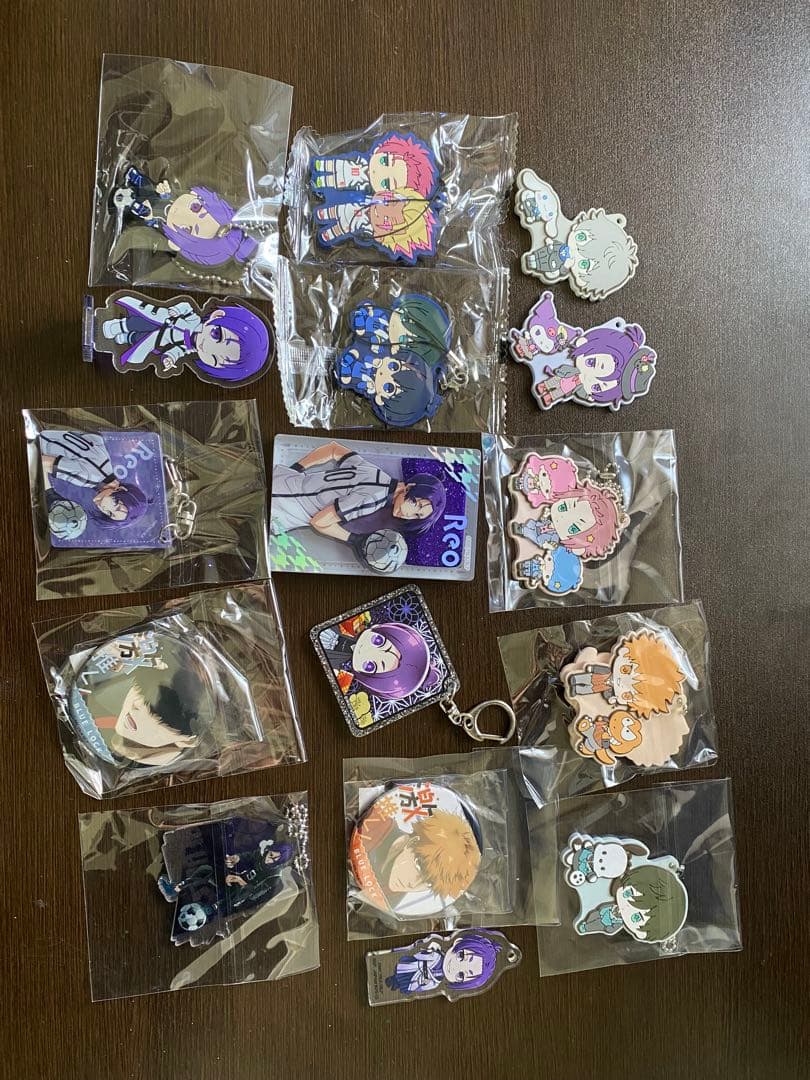 紫色キャラクター アクリルキーホルダーセット ブルーロックメイン