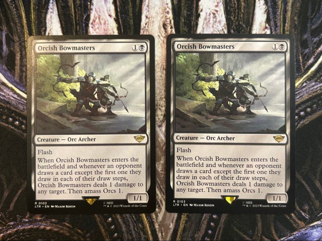 【最安値】MTG　LTR　オークの弓使い　英語版　2枚