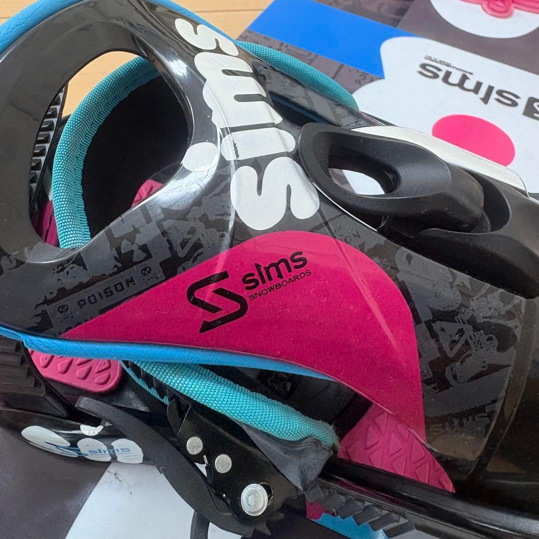 【116㎝】SIMS シムス スノーボード、ビンディングのセット