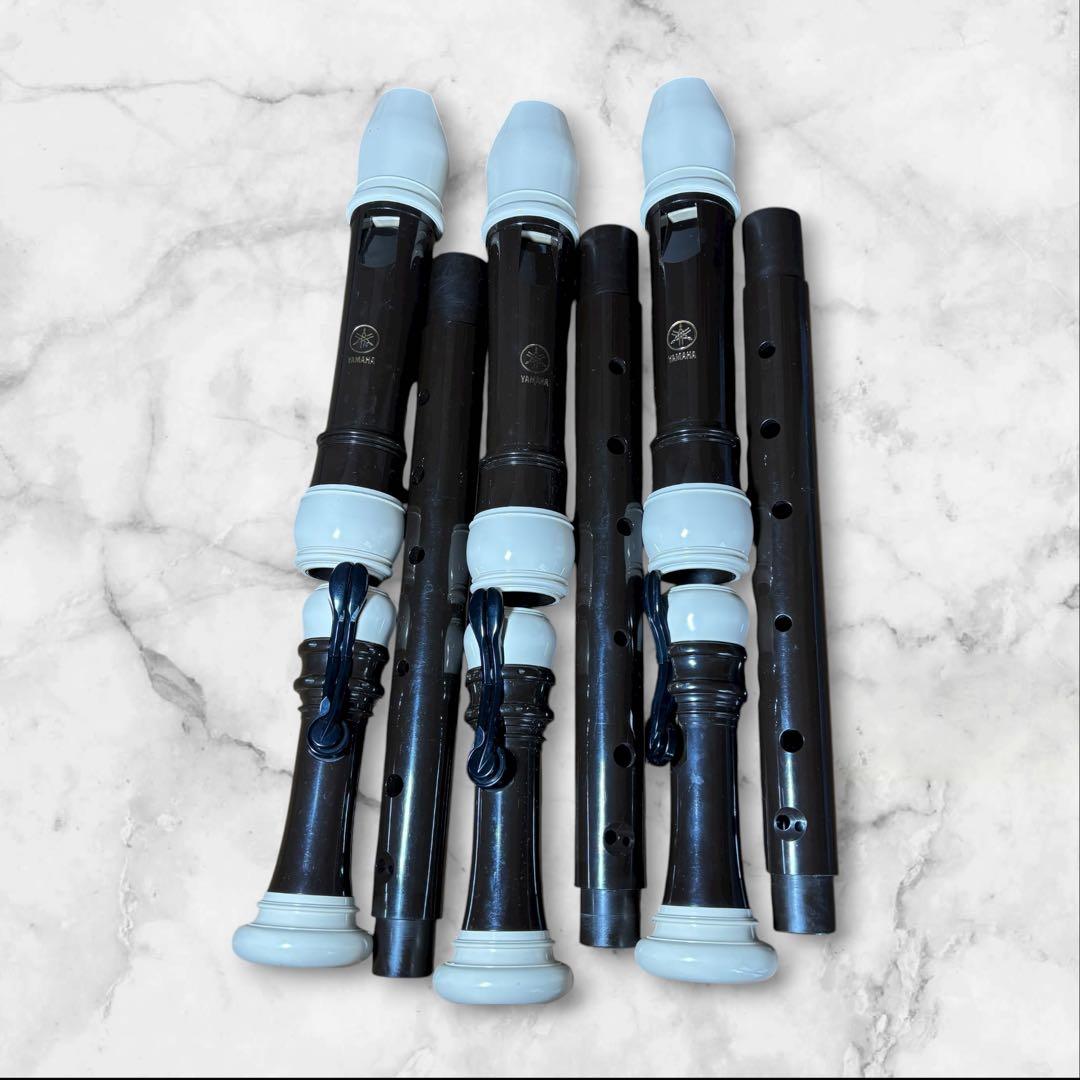 3セットYAMAHA テナーリコーダー ケース付き YRT-304BⅡ