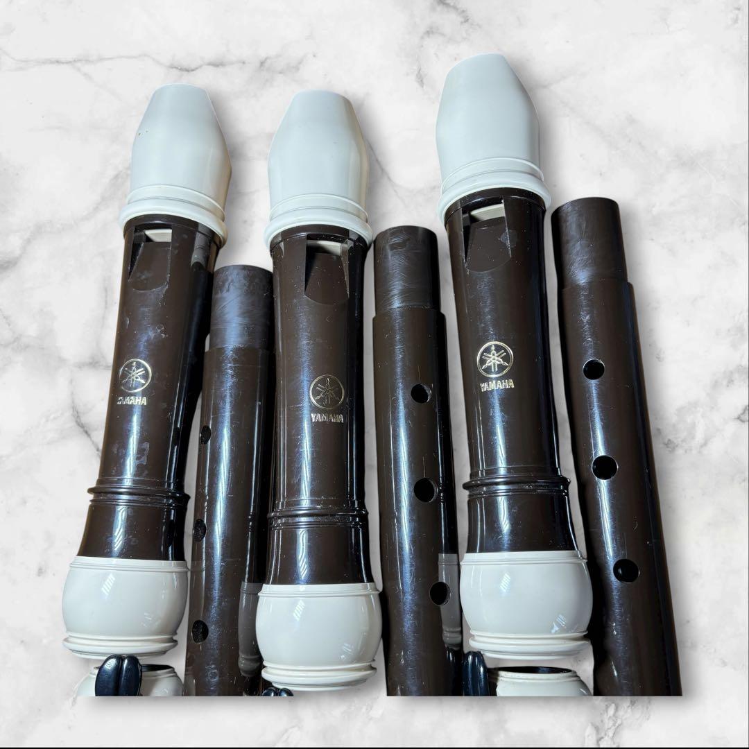 3セットYAMAHA テナーリコーダー ケース付き YRT-304BⅡ