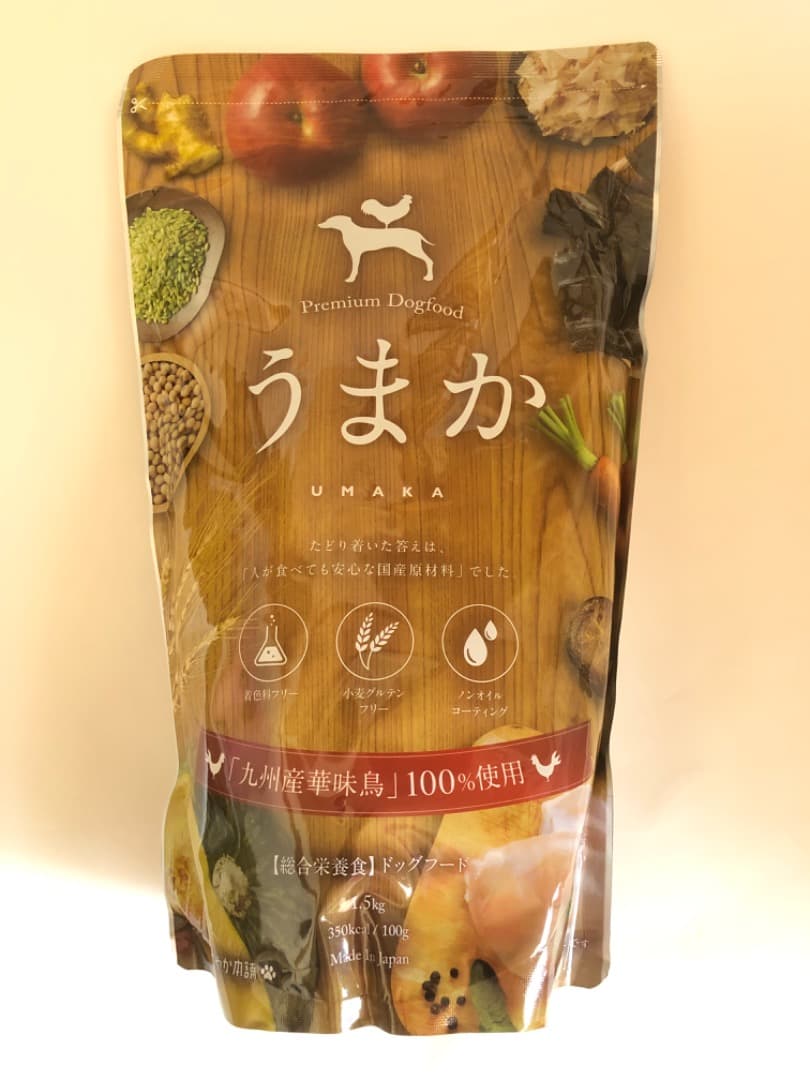 うまか プレミアムドッグフード 1.5kg ×6袋　 国産 高品質UMAKA