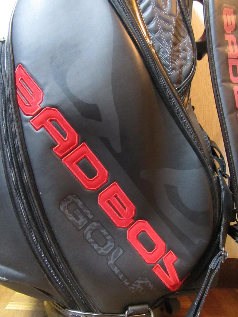 ★☆★希少★BADBOY GOLF★3点式ゴルフバック★黒★☆★