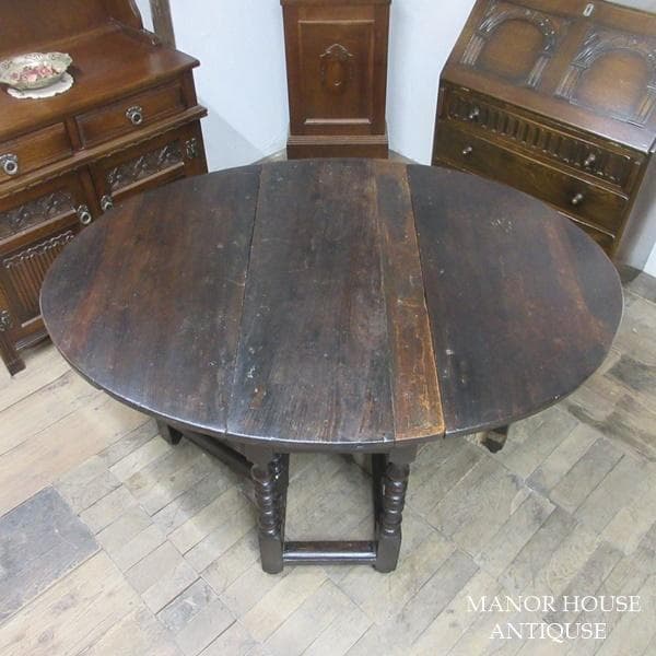 イギリス アンティーク 家具 ゲートレッグテーブル ダイニング 英国 6956c