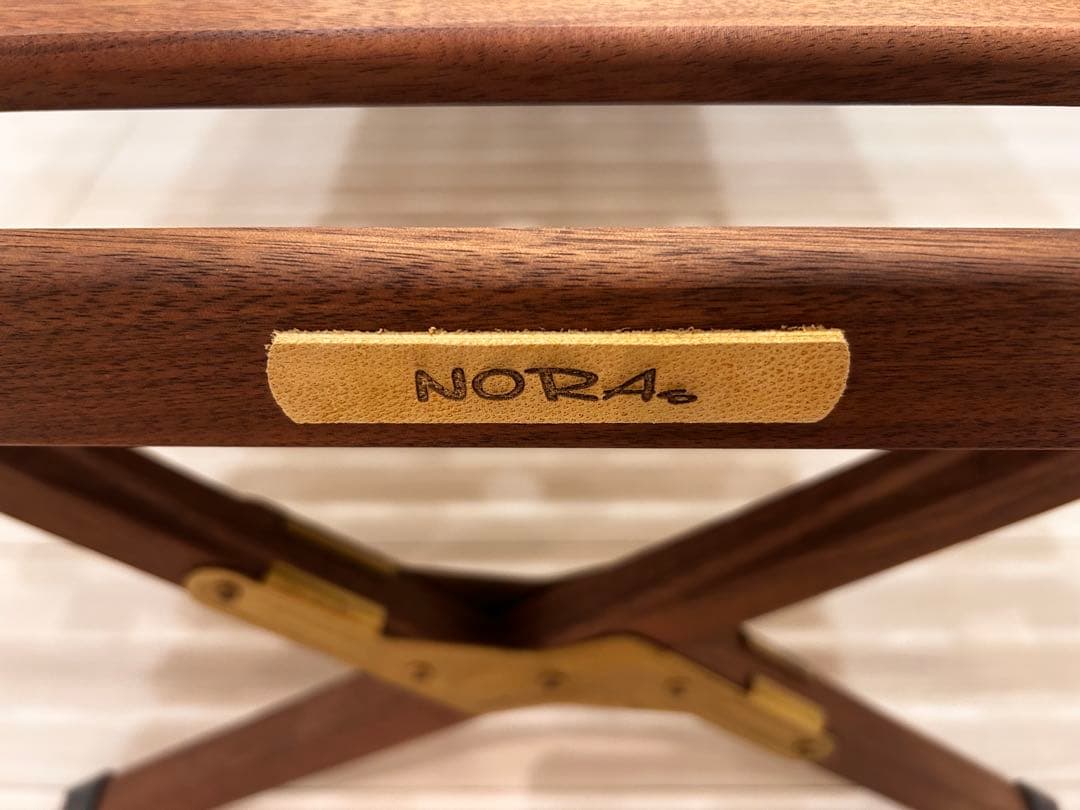 【室内で一度設営】NORAsテーブル typeA 1100 銅金具　純正ケース付