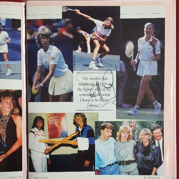 シュテフィ・グラフ　直筆サイン