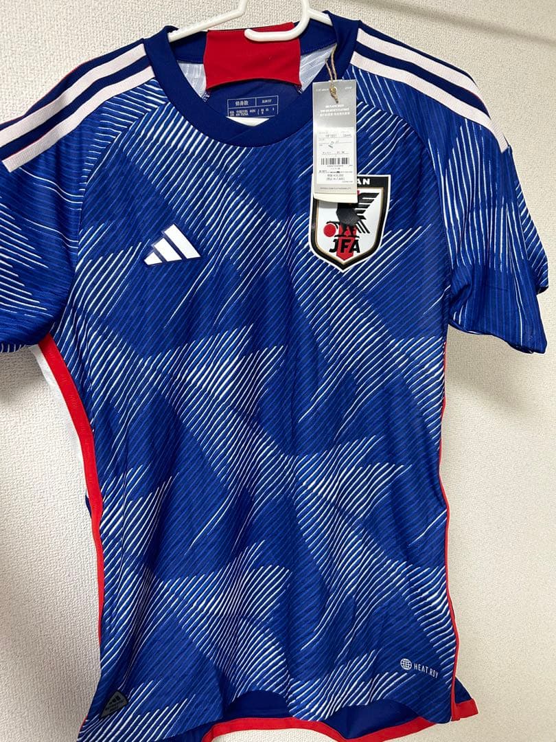 adidas サッカー日本代表ユニフォーム　番号なし　Lサイズ