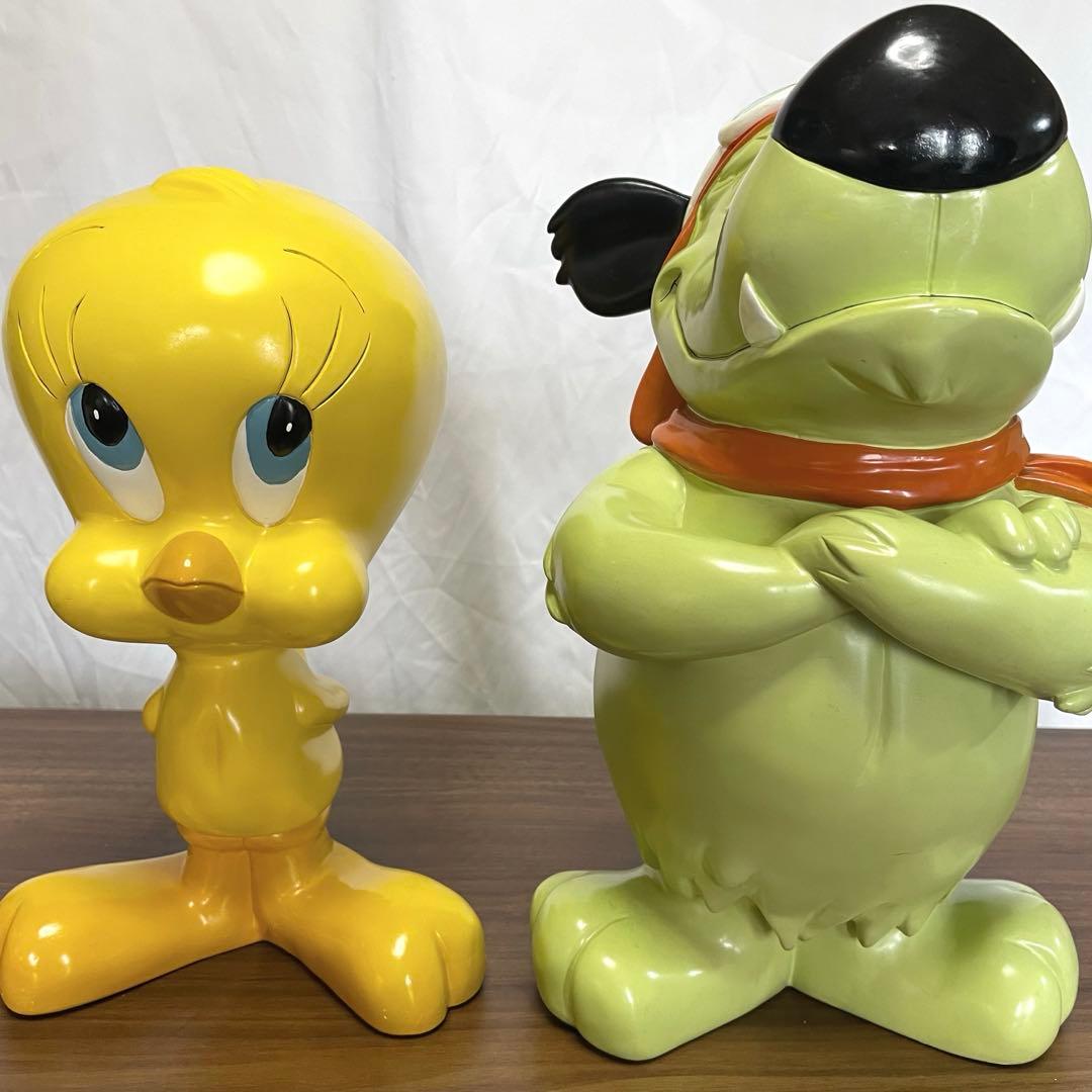 90s ワーナーブラザーズ 大型スタチュー2体 約30cm