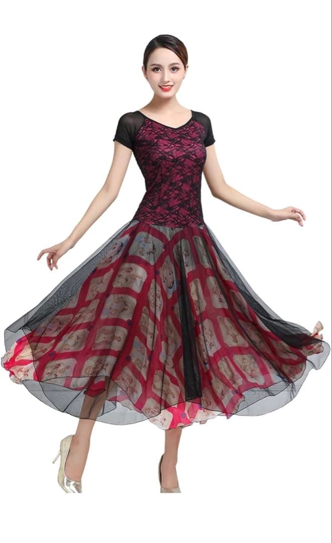 社交ダンスワンピース