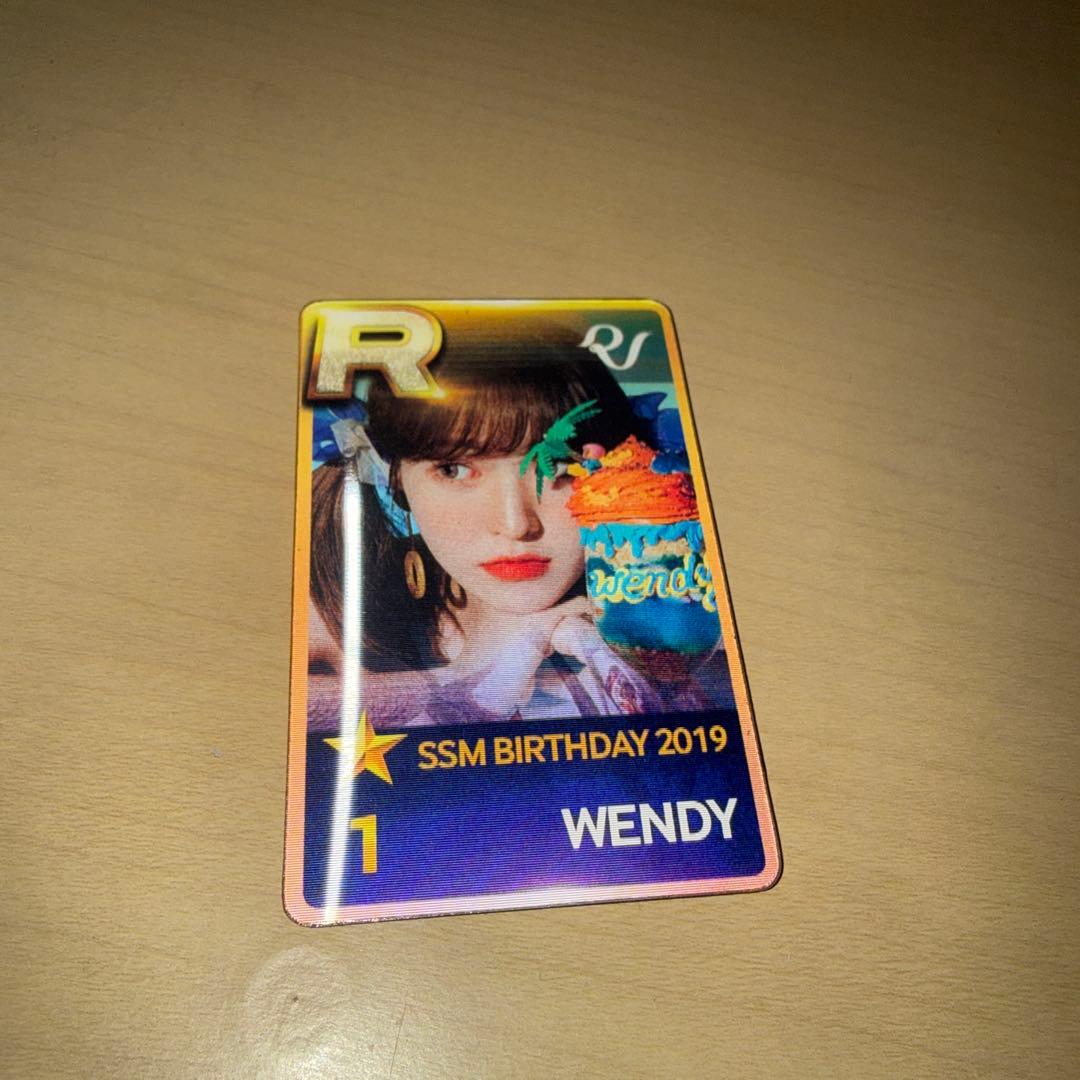 red velvet ウェンディ　トレカ