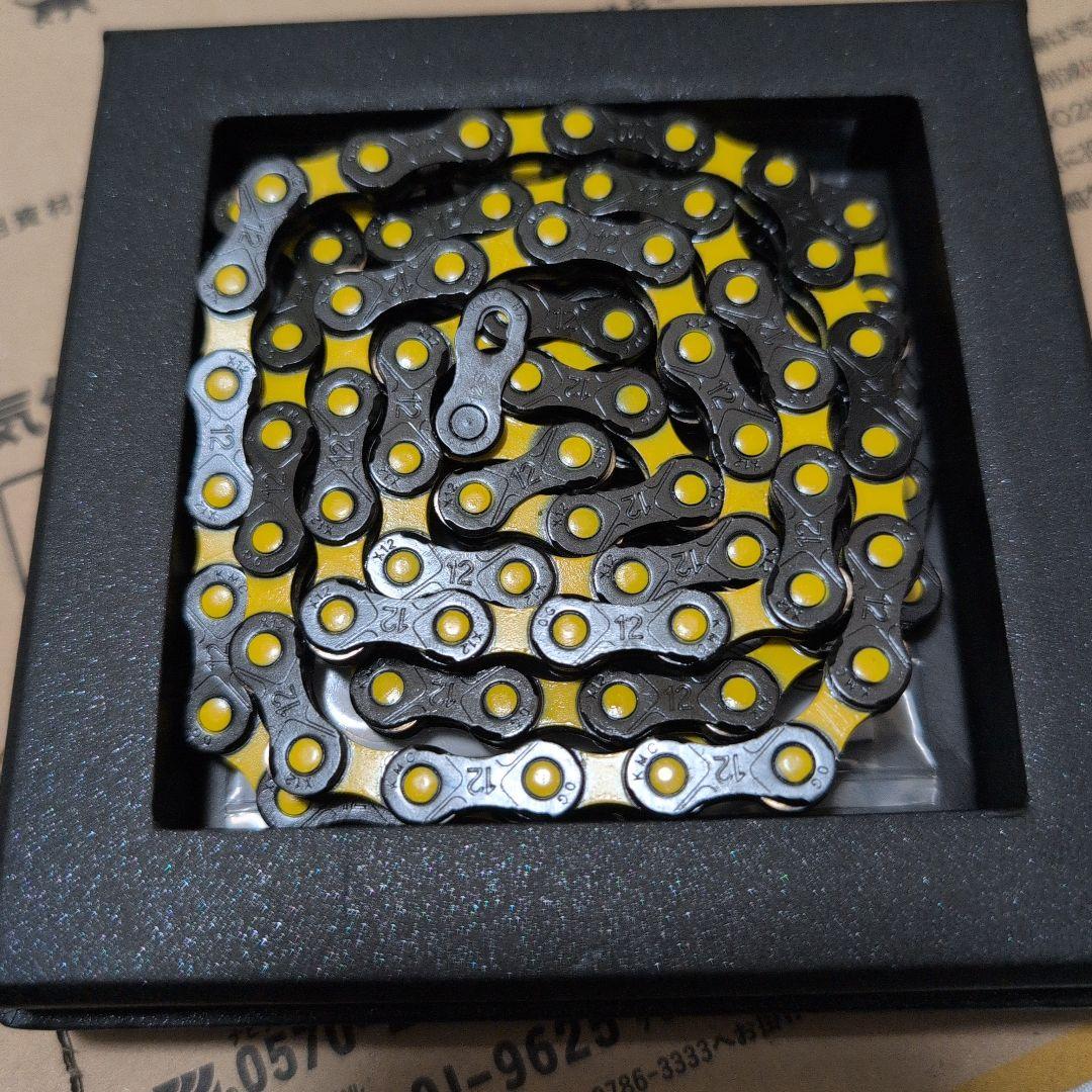 KMC DLC 12 12速 チェーンイエロー