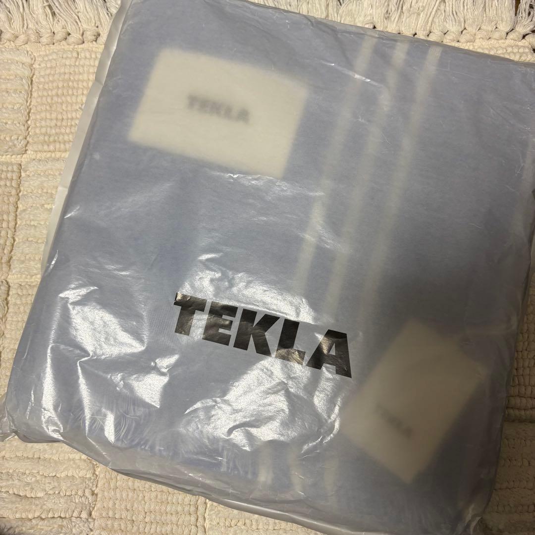 TEKLA テクラ　ビーチタオル　バスタオル　タオルケット　ブランケット　ブルー