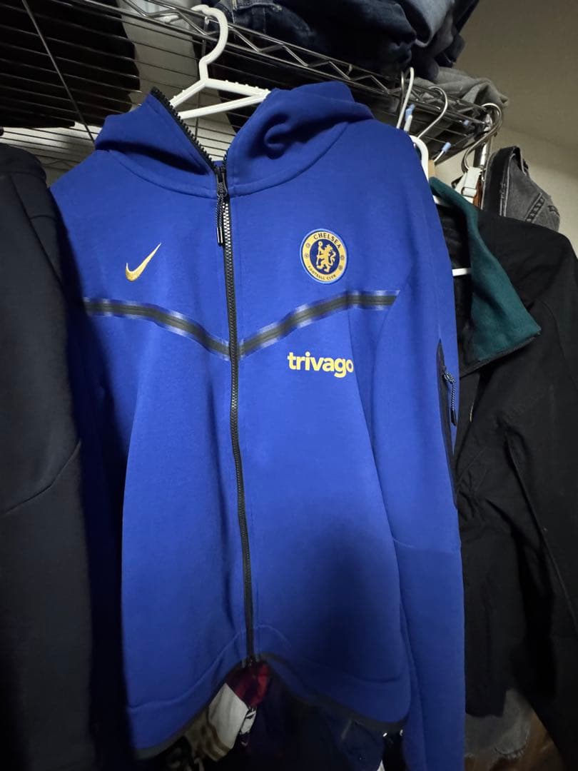 カ*イ様 ナイキ テックフリース チェルシー 上のみ海外限定 胸スポンサー付き
