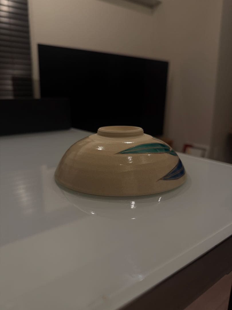 花虫文平茶碗　鳴滝窯