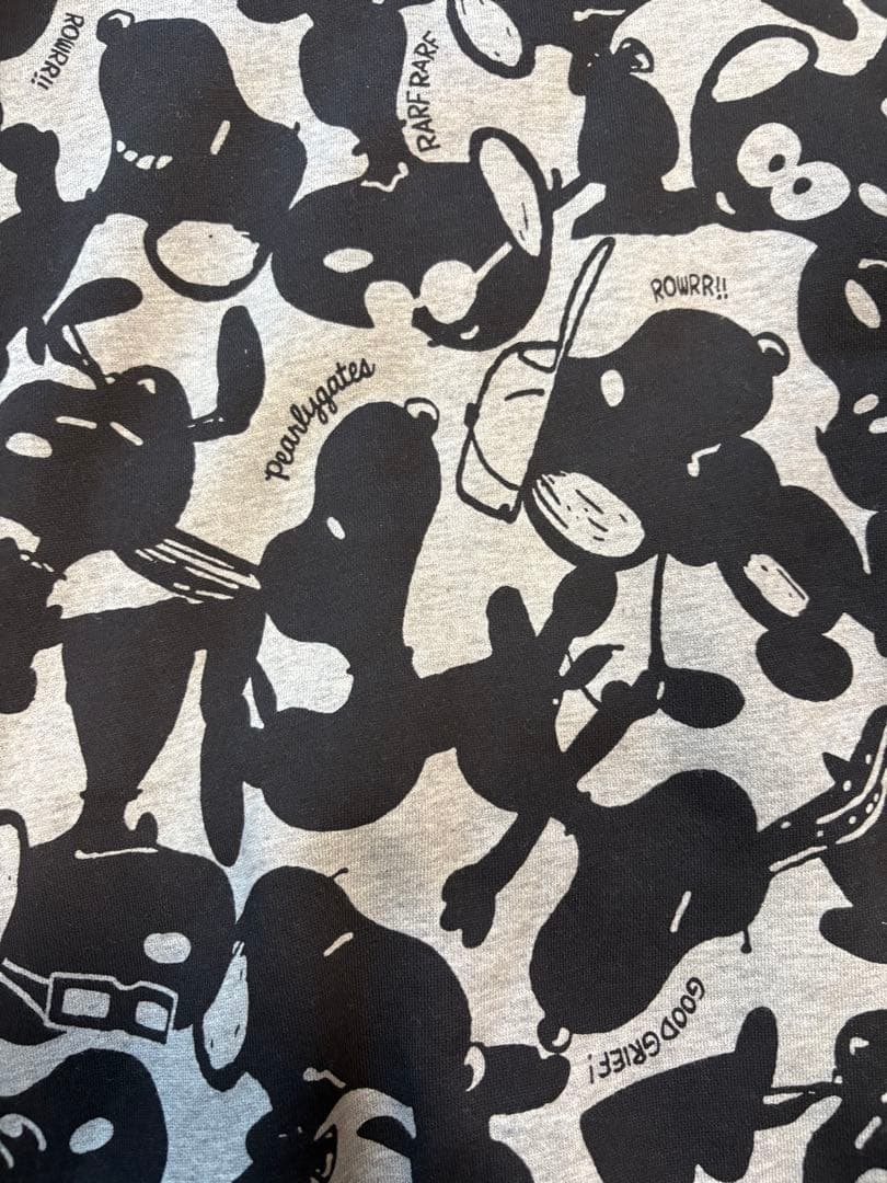 【美品】PEARLY GATES スヌーピー柄フーディ サイズ6