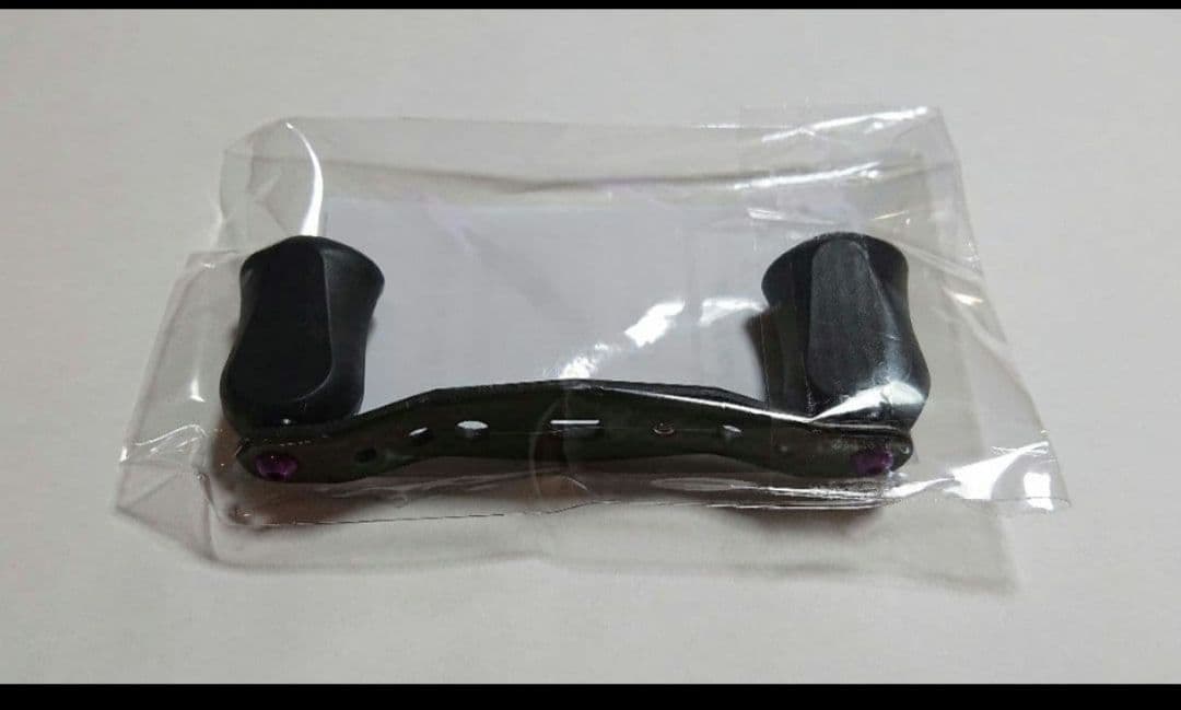 新品未使用　80mm KTF ハンドル　アブ・ダイワ用　パープル　IXA