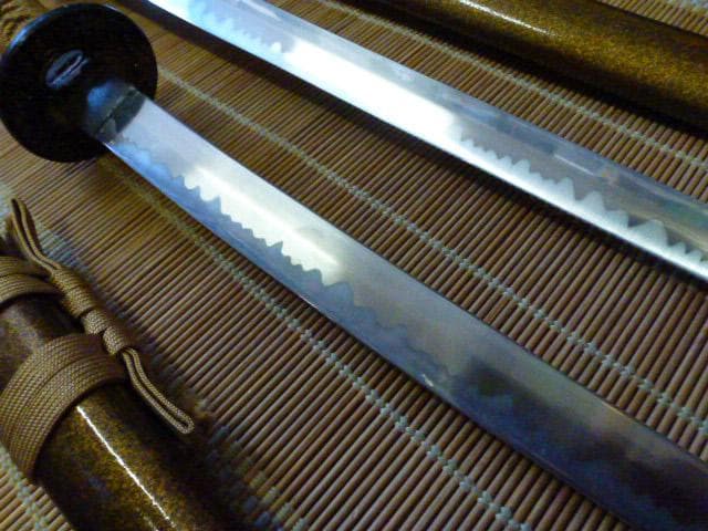 模造刀　日本刀　居合刀　太刀　大小　2本