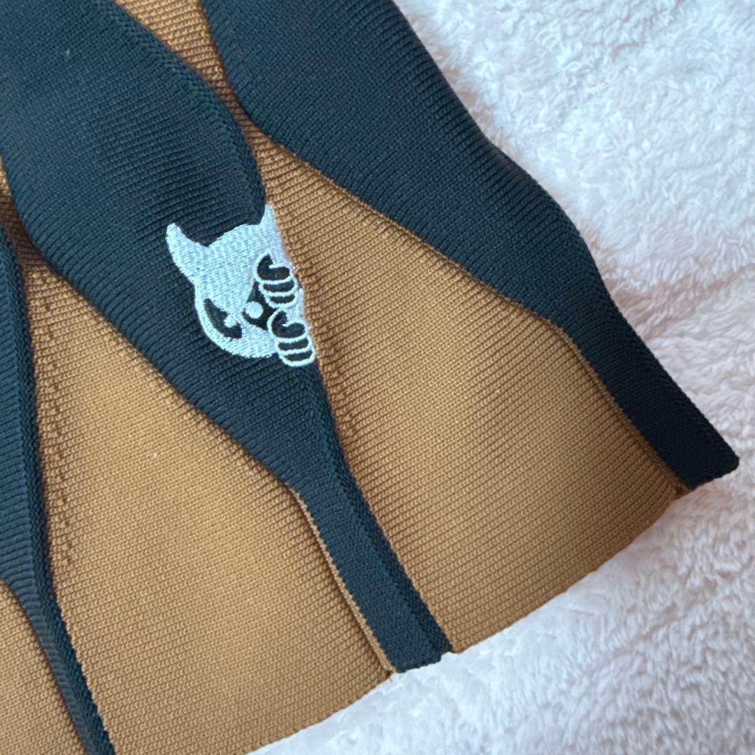 ゴルフウェア WAAC ワック ダイヤ柄セットアップ ニット スカート