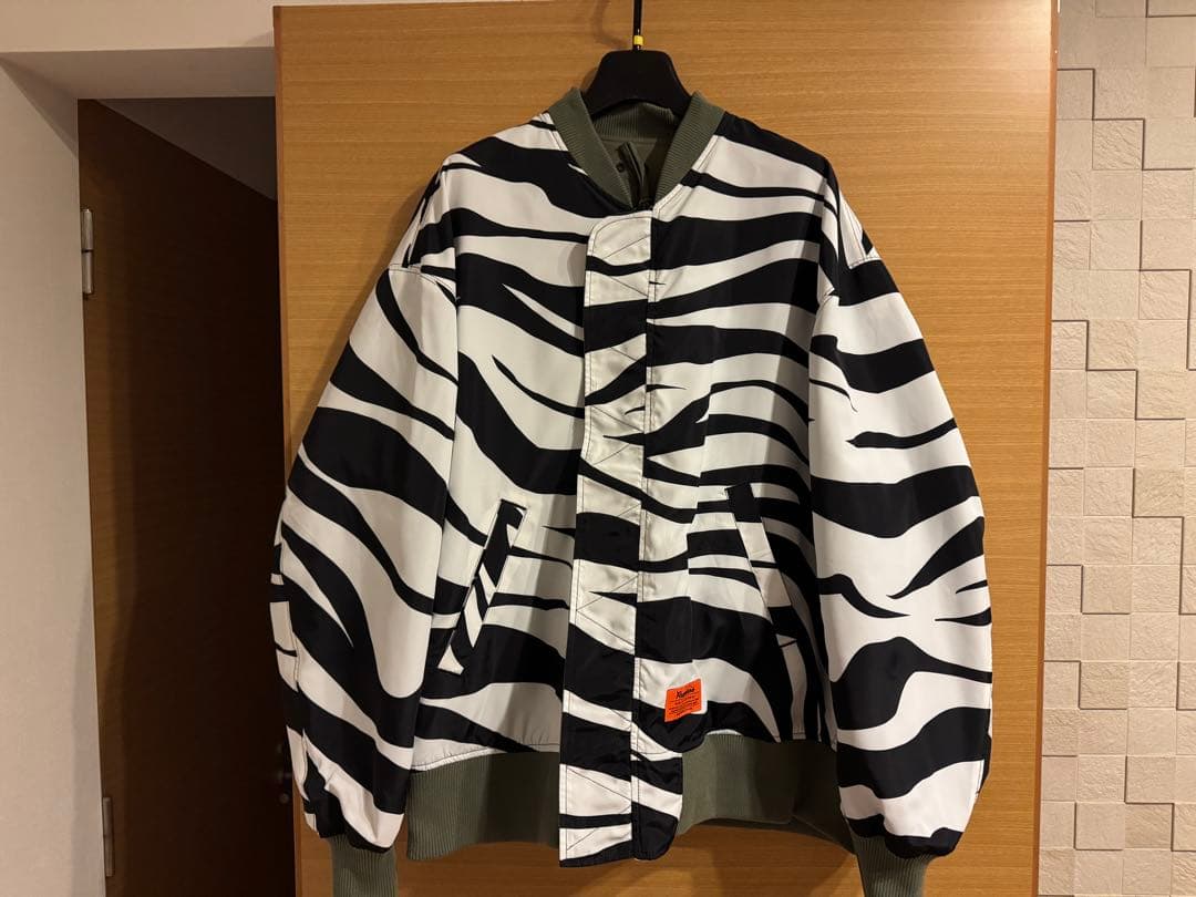 RUSSELUNO ゼブラ柄 ボンバージャケット