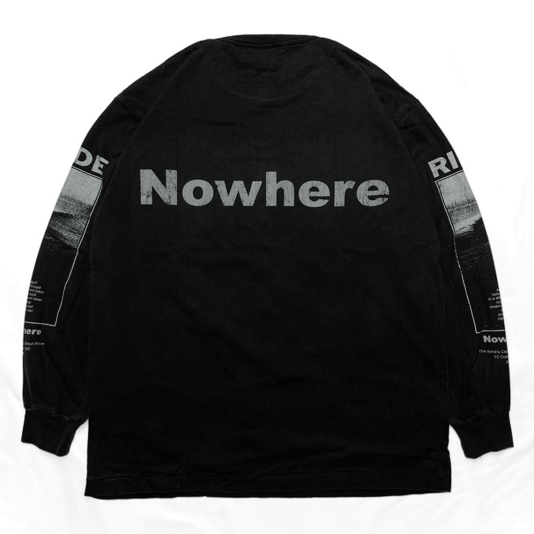 RIDE Lサイズ NOWHERE 長袖Tシャツ ロンT ライド ブラック
