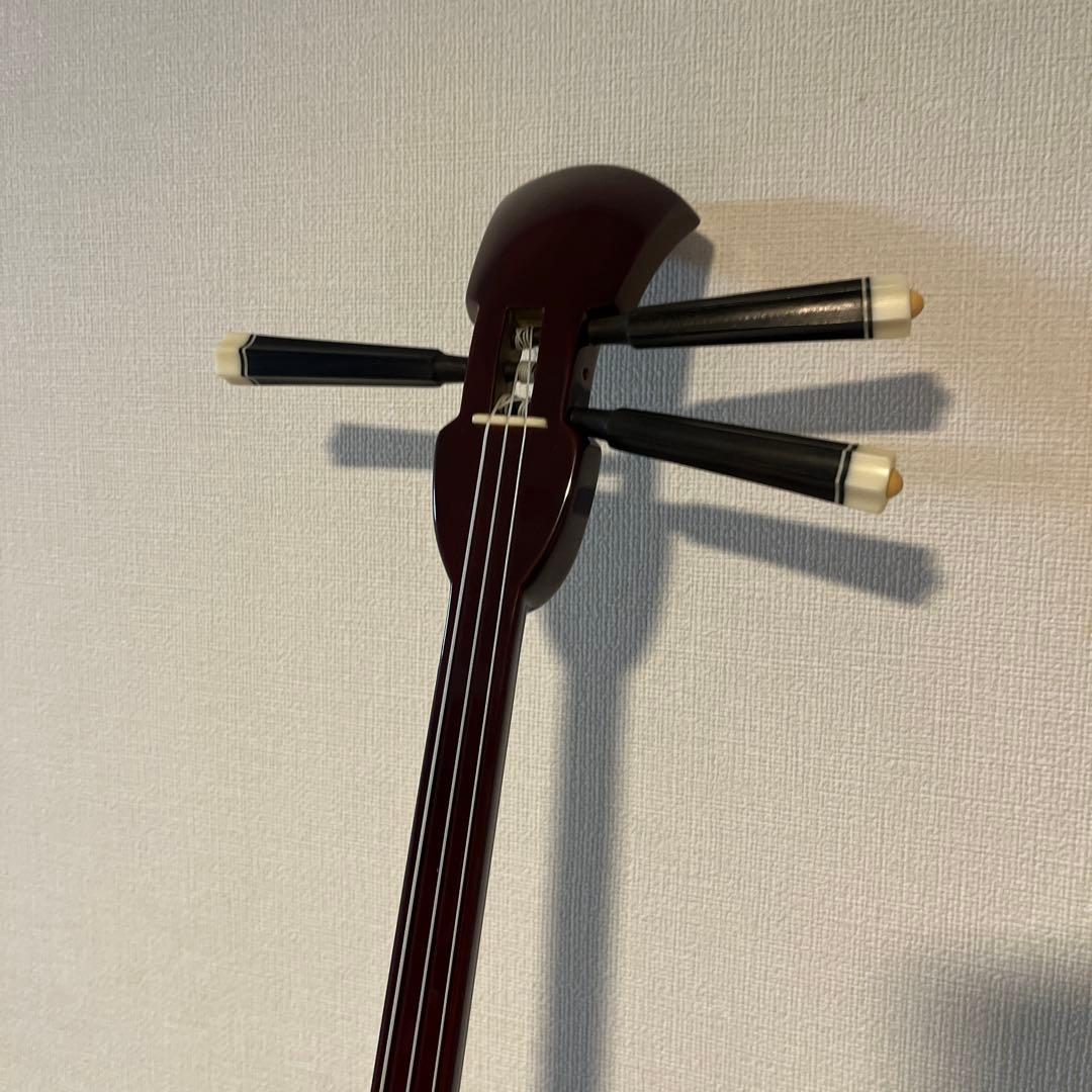 三線　沖縄三線　ほぼ未使用品　本革