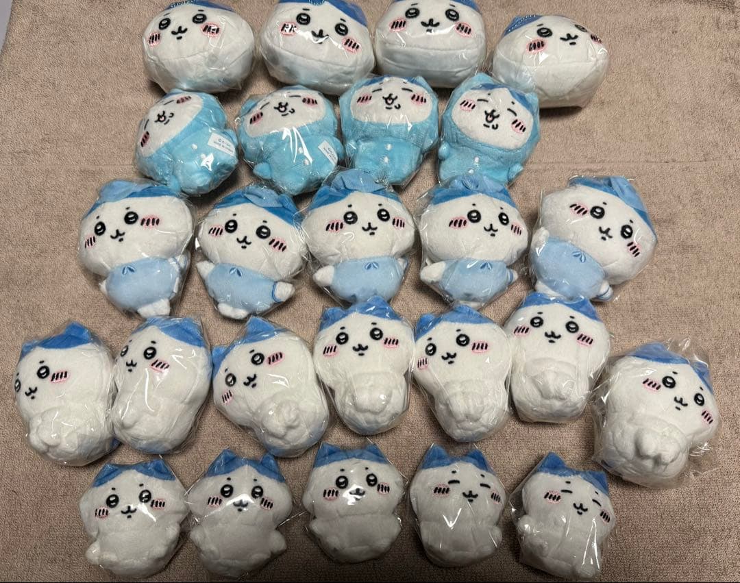 【ちいかわ】ぬいぐるみガチャ ハチワレだらけセット 25点セット