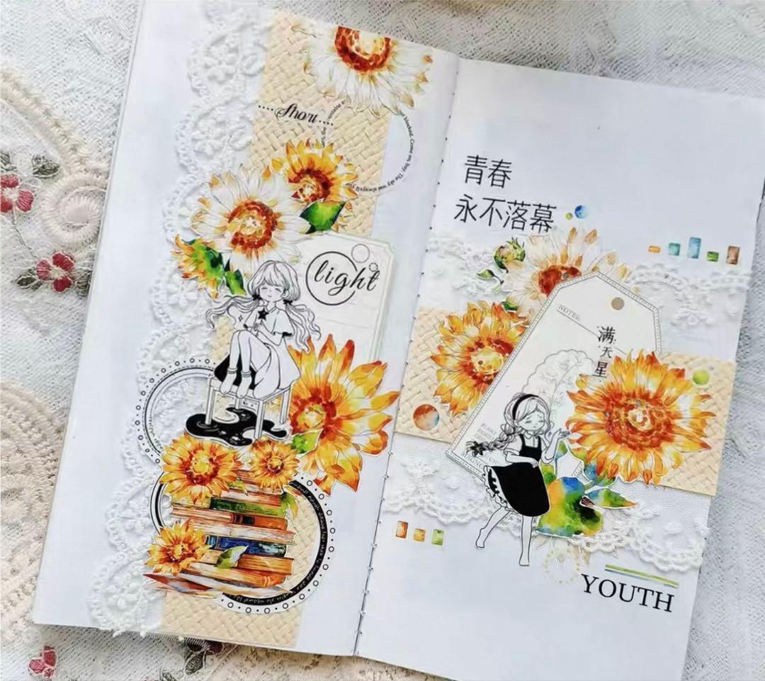 醒醒文创《染葵》海外マスキングテープ　マステ 【2353】