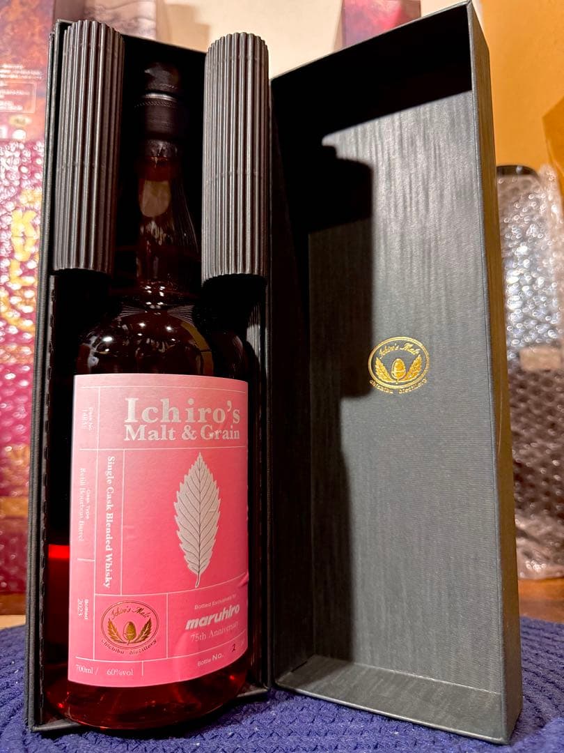 【希少】イチローズ モルト＆グレーン 2023 丸広百貨店75周年記念限定ボトル